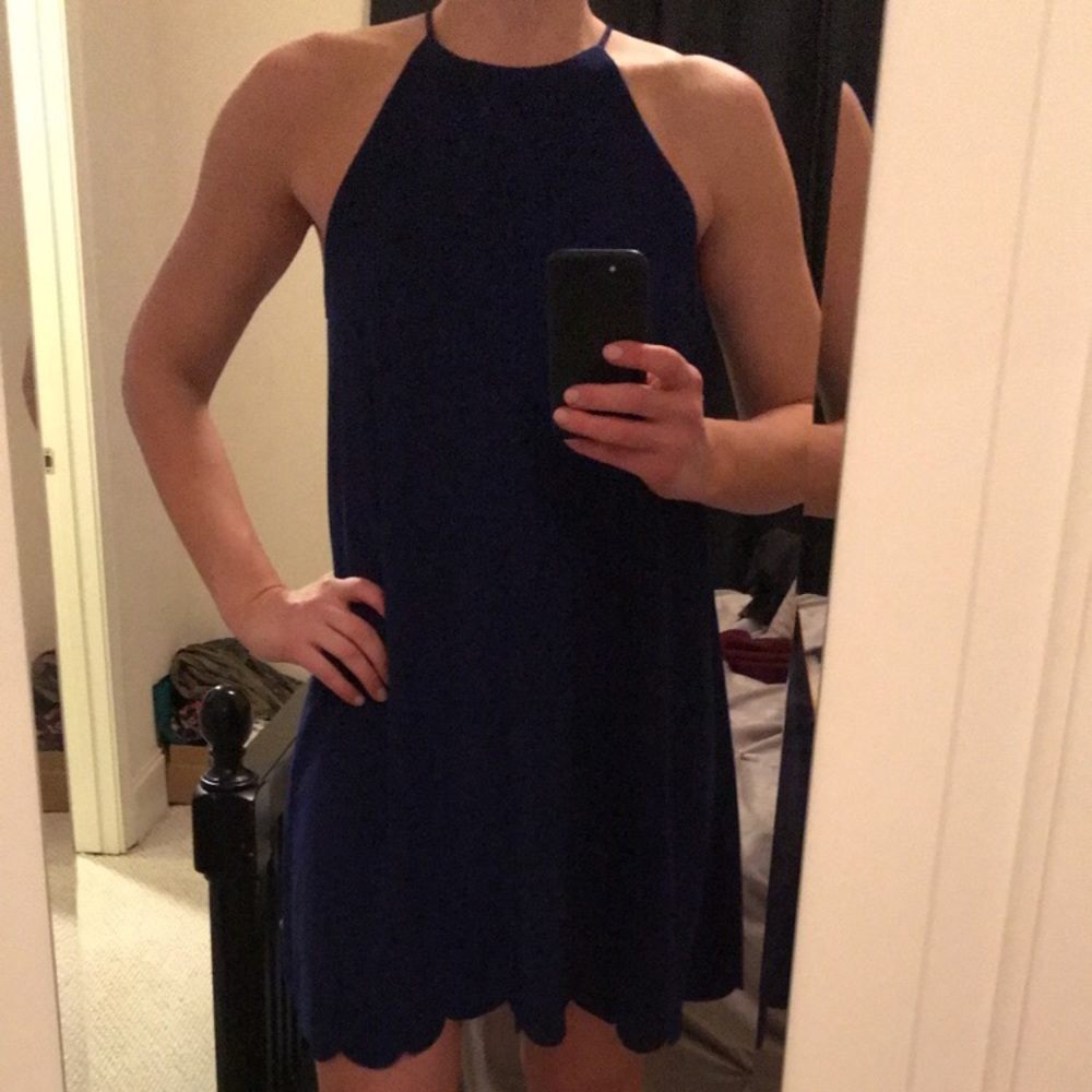 Blue Loose Everly Dress